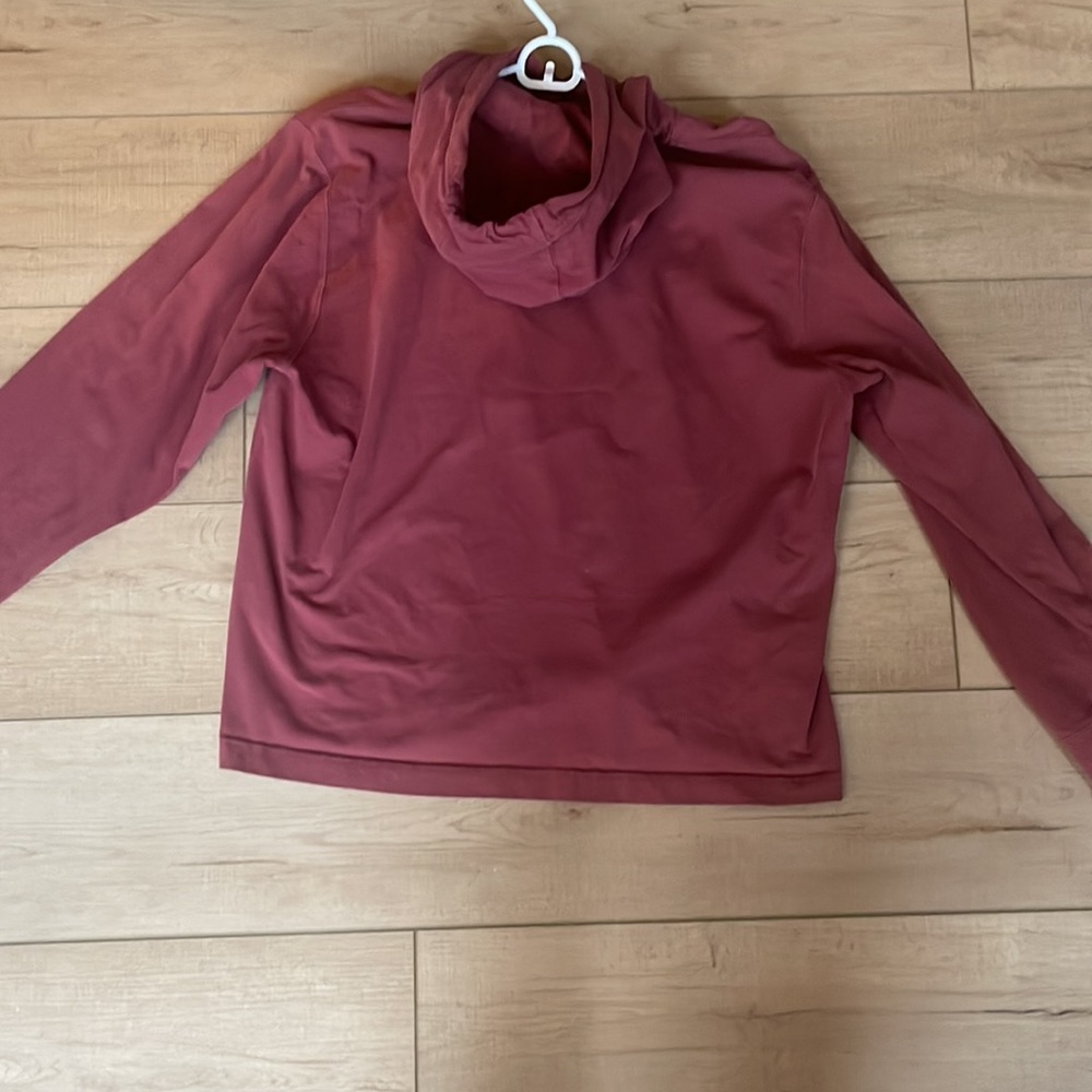 Nike Mens Large Maroon hooded shirt - Picture 4 of 4